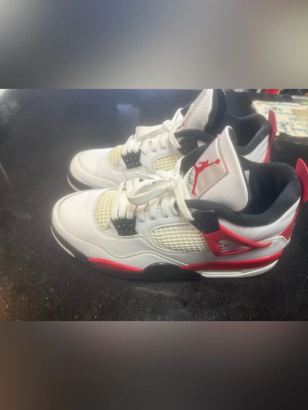 Sz 9 Air Jordan 4 Retro 'Red Cement'  DH6927 161